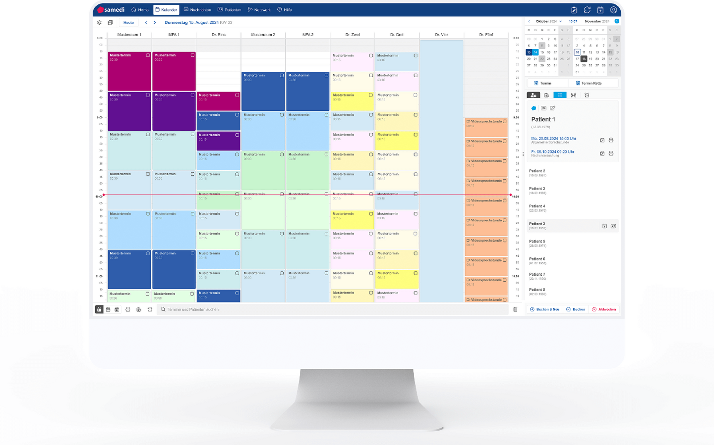 MVZ software Online Kalender